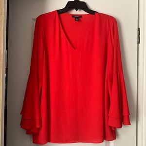 Beautiful red woman’s blouse
